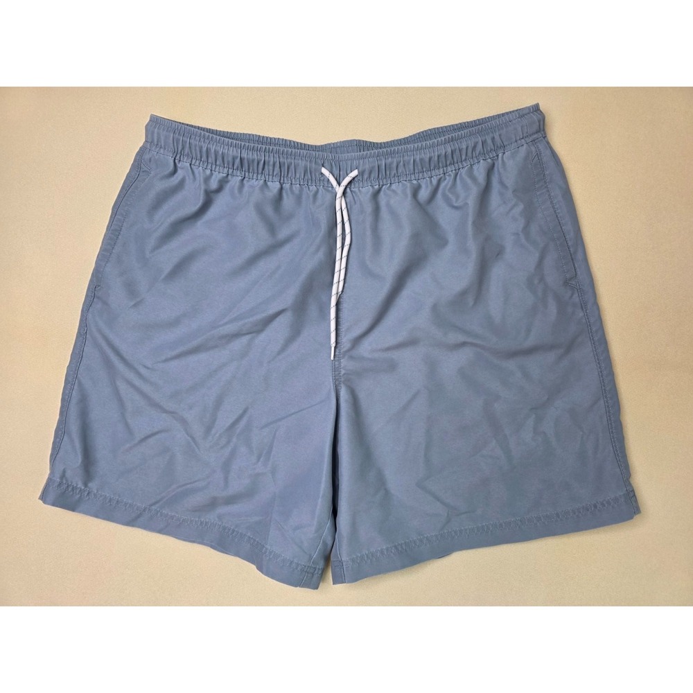 Magellan Outdoors Men's Shorts Size XL Blue Shore Line Washed Solid Lightweight